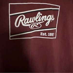 Rawlings Burgundy Cotton Shirt